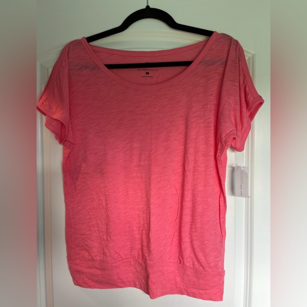 New York & Company Cold Shoulder Top